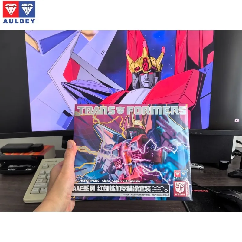 

In Stock AULDEY‌ Original A A E Series Transformers Optimus Prime Fine Paint Assembly and Can Be Used To Collect Holiday Gifts