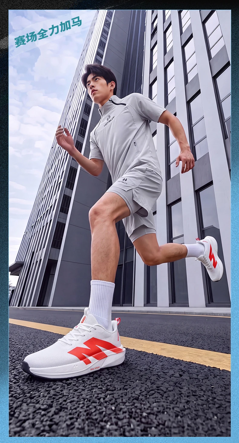 Marathon-Laufschuhe Herren Sneakers mit Carbonplatte Outdoor-Sport Atmungsaktiv Leichtgewicht Damen Bequeme Athletische Sneakers Prime – Detail 10
