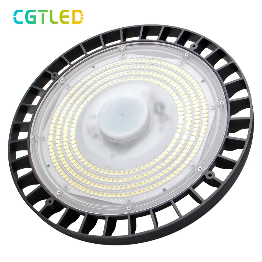 Dlc tahan air Dimmable 200W 150W 100W 85W tinggi Bay Led Ufo Microwave Sensor industri Highbay cahaya LED