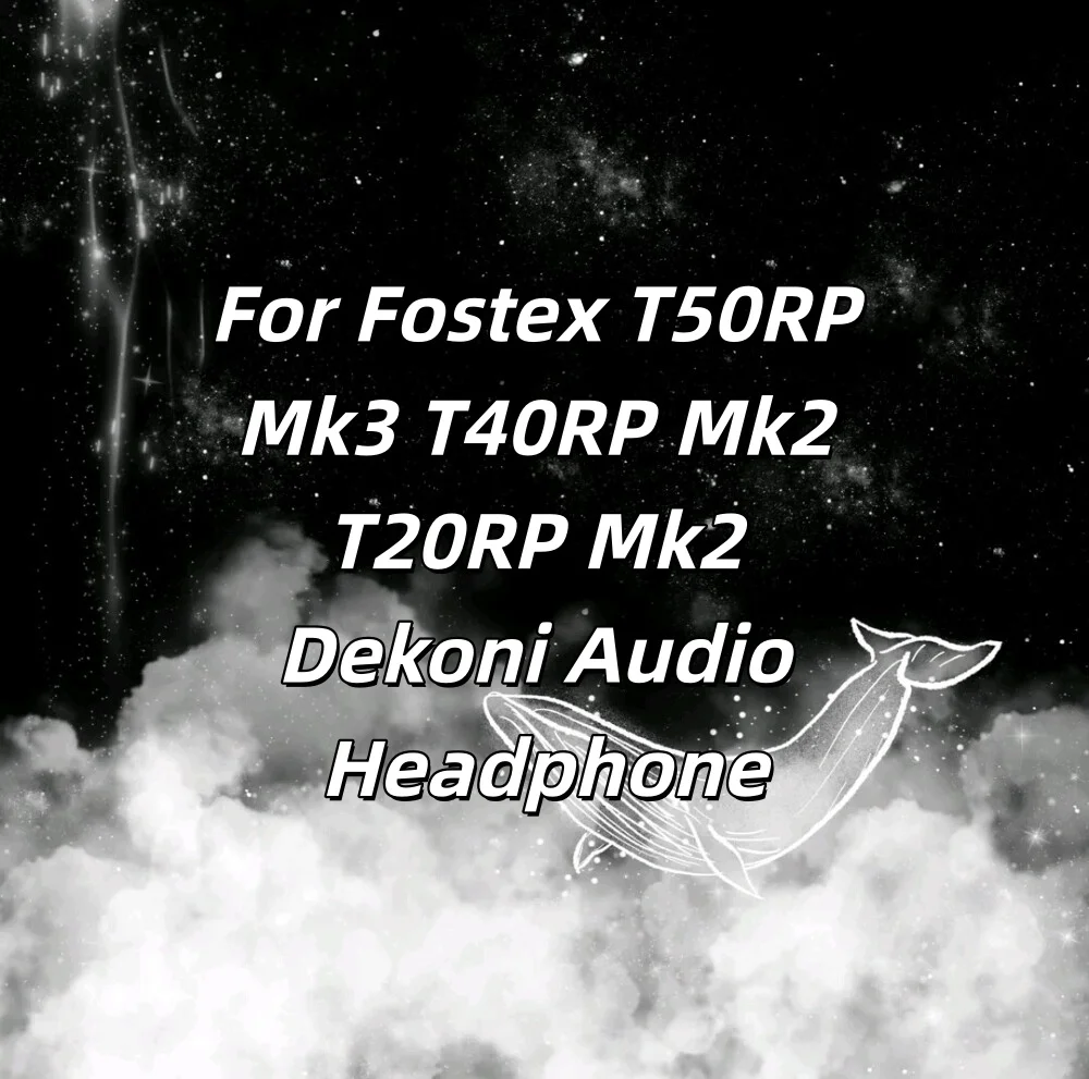 Grey Silver plated 16 Core Earphone Cable For Fostex T50RP Mk3 T40RP Mk2 T20RP Mk2 Dekoni Audio Headphone 8834