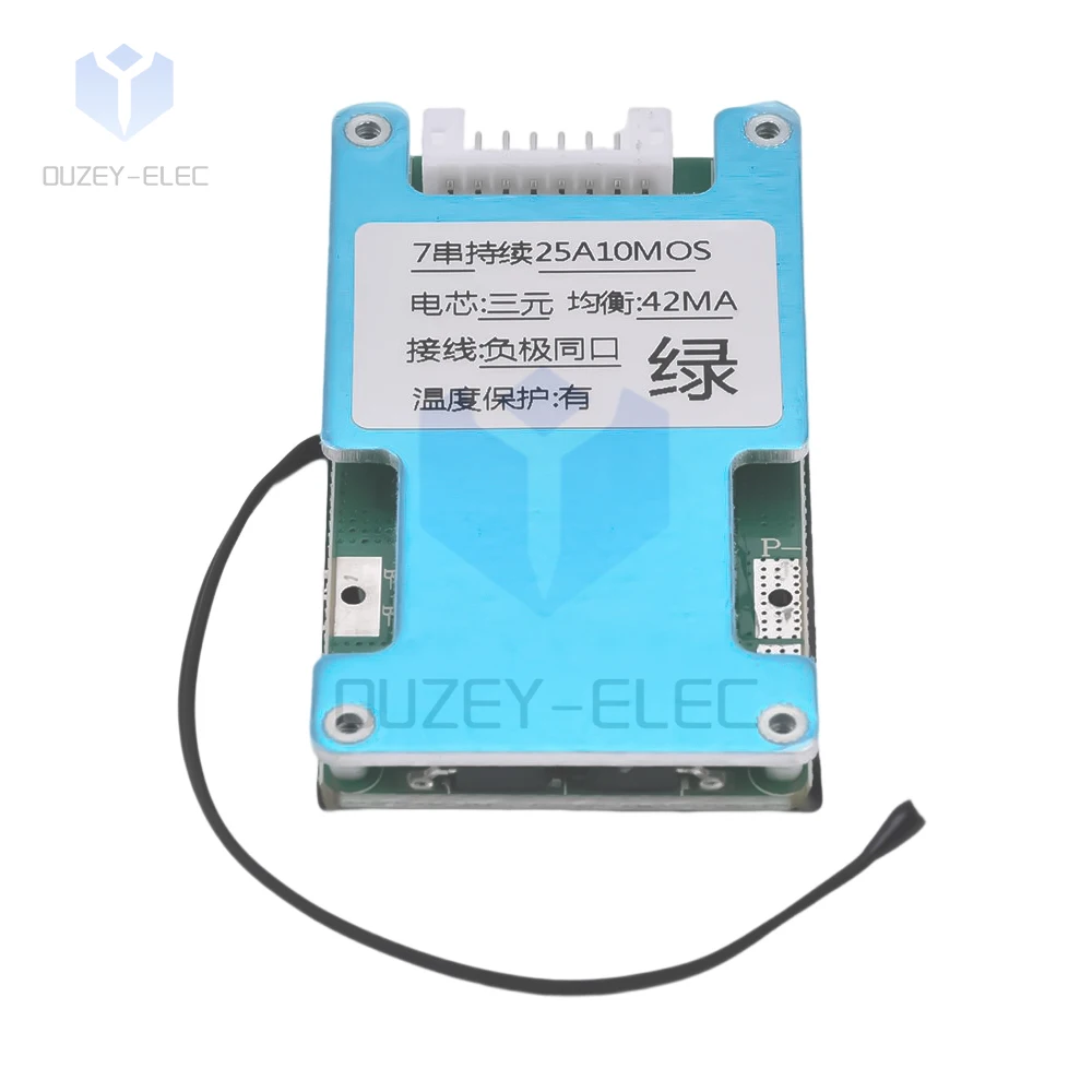 7S 18650 Bateria litowa Płytka ochronna BMS 24V 20A z wyważaniem PCB Stabilne funkcje ochronne do ochrony przed ładowaniem