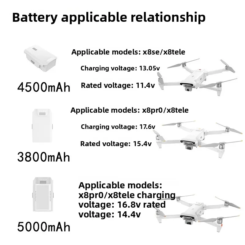 High Quality Flight Battery for FIMI X8 SE  X8 PRO X8 Tele Long Endurance Battery Accessories Rechargeable Drone Battery