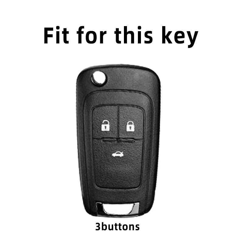 For Chevrolet Cruze Aveo Trax Sail Malibu Opel Astra Corsa Meriva Zafira Vauxhall Antara J For Buick 3Buttons Car Key Case Cover
