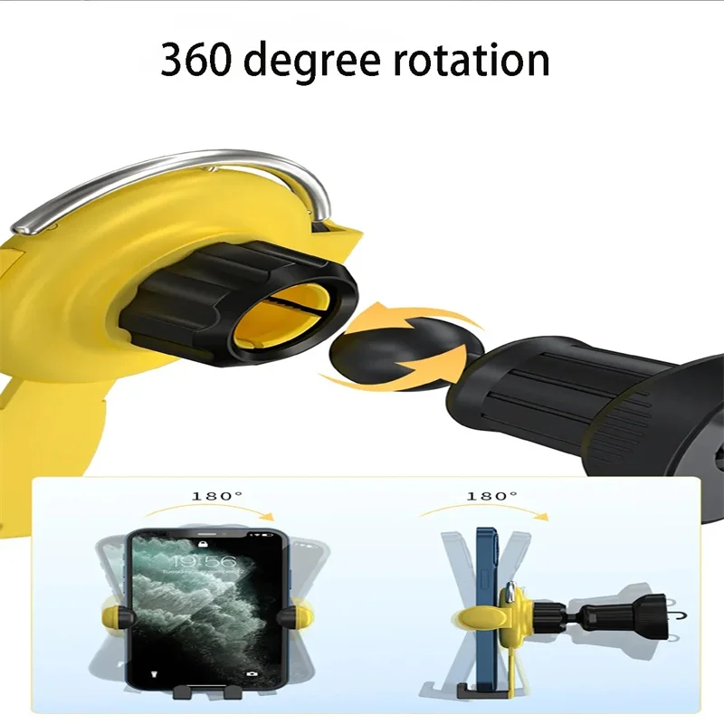 New Car Air Outlet Phone Holder Automatic Telescoping Clamp Mobile Universal Bracket For Car Mounted Brackets image 5