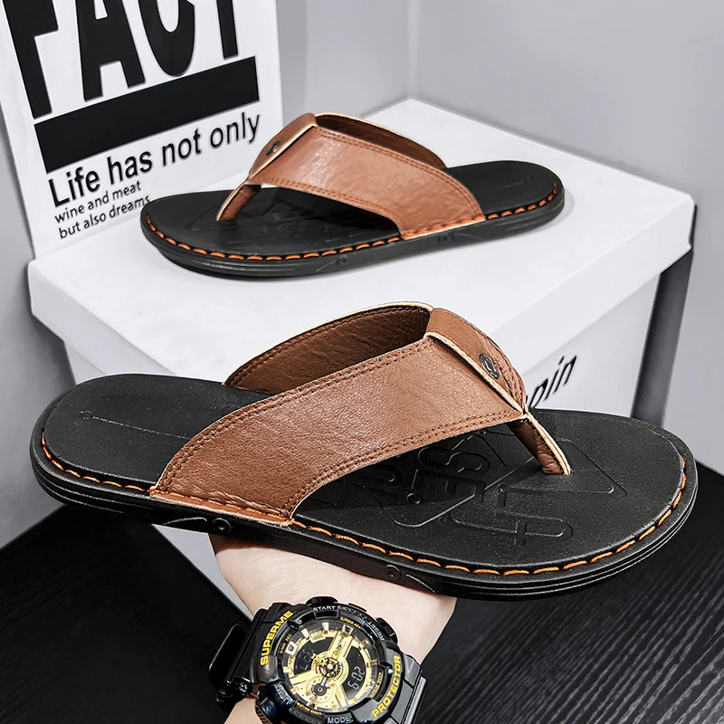 

Тапочки, летние шлепанцы для мужчин, пляжные тапочки, повседневные сандалии, удобная обувь, нескользящая обувь для ванной, мужские шлепанцы