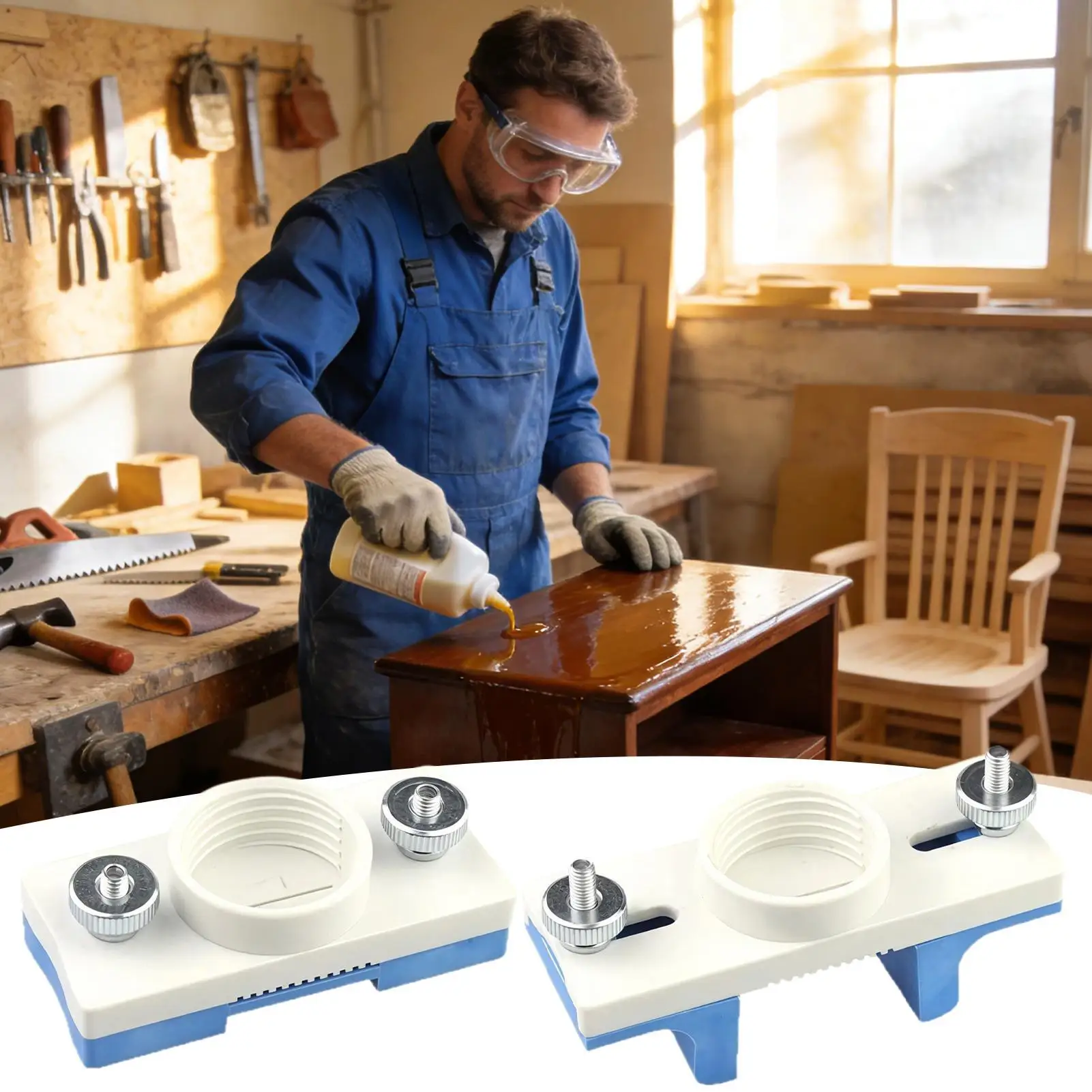 Woodworking Glue Spreader Flat Adhesive Spreading Applicator Reusable Glue Spreader For Woodworking Carpentry Furniture Crafts