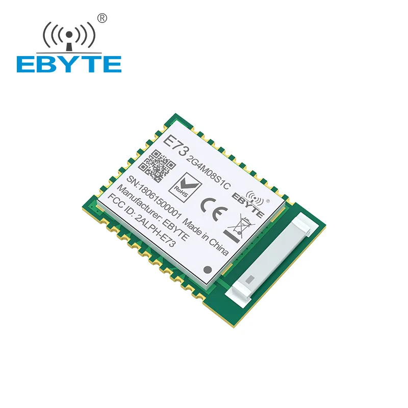 5PCS EBYTE nRF52840 BLE Module 2.4GHz 8dBm BLE5.0 Micro-size Long Range Wireless Bluetooth Transceiving Module E73-2G4M08S1C