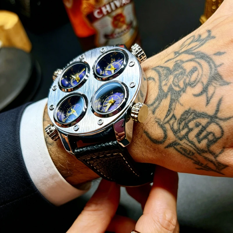 Relógio Masculino de Quartzo E - Streetwear Brand Niche avaliação e preço