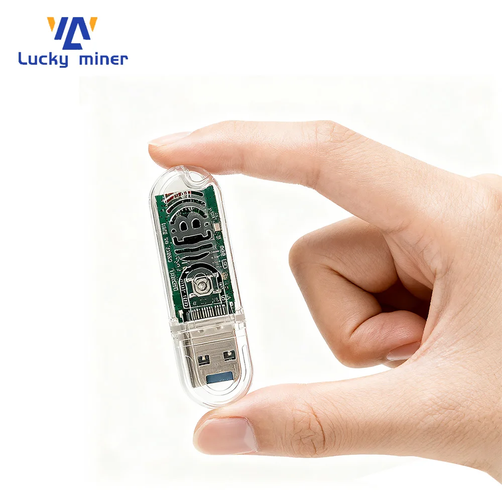 جديد محظوظ مينر LV03Pro 250KH/s 1W Asic رقاقة صامتة بيتكوين سولو مينر صغير دعم SHA256 BTC BCH BSV DGB عملات