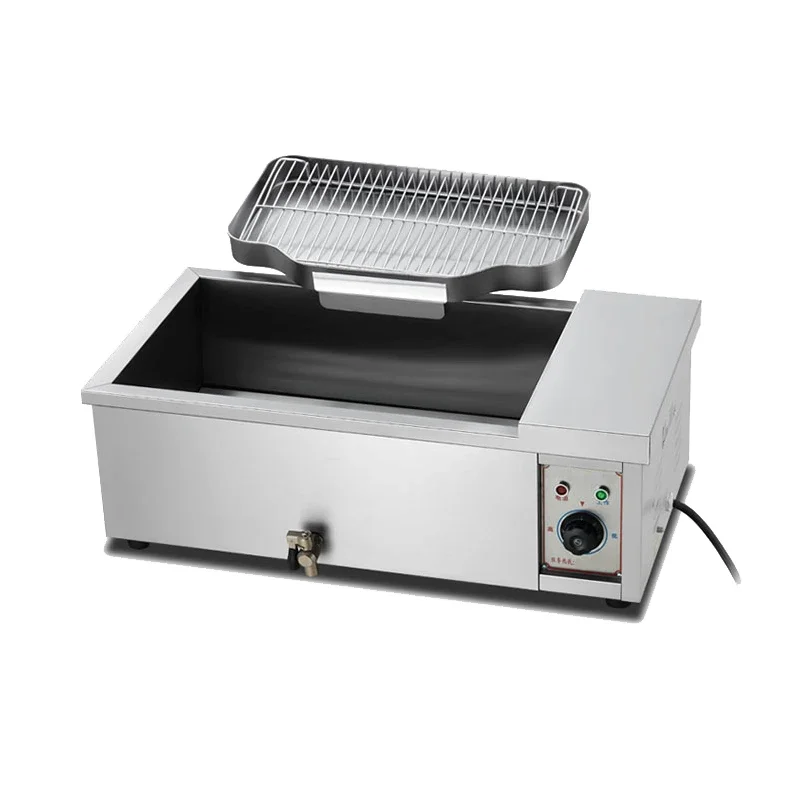 CY-25 Commercial Fryer Large Capacity Automatic Electric Fryer Single Cylinder High Power Stainless Steel Electric Fryer