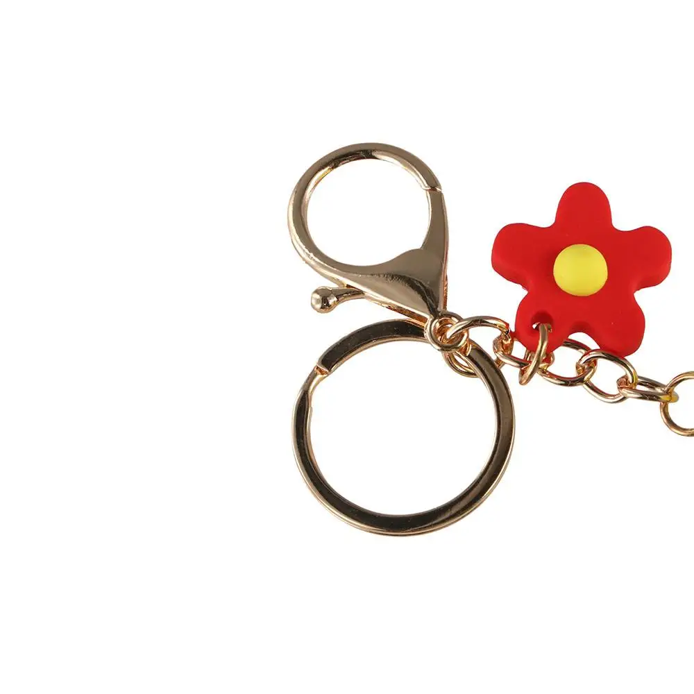 

Прочный пушистый брелок в виде курицы, милый мультяшный брелок-антипотеряшка, креативное украшение для сумки, подарок на день рождения