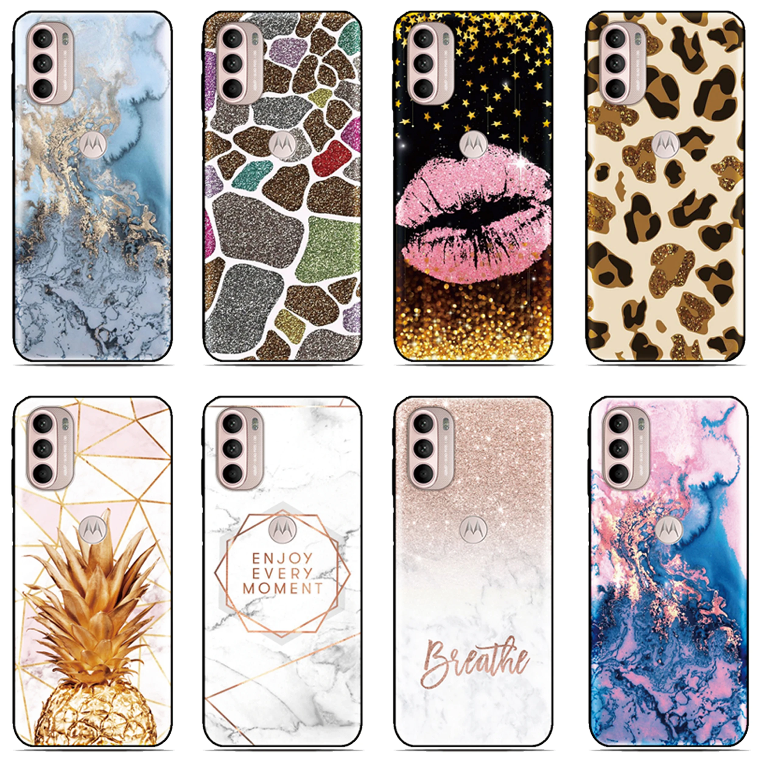 

Marble Texture Cover For Motorola Moto E13 G82 ThinkPhone G7 G8 Lite G Play Power Stylus 2022 One Action Vision Macro Phone Case