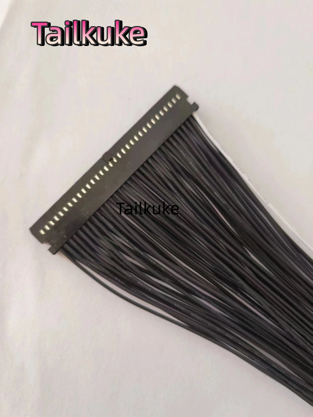 Customized 2.54mm-2*32P double row horn terminal wiring harness connection line car plug-in cable 1007 22AWG