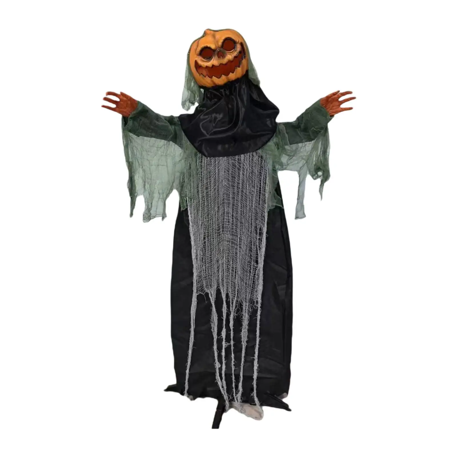 Halloween Pumpkin Scary Decor Halloween Pranks Wear Resistant Easy to Use Scary Ornament for Patio Home Garden Party Indoor