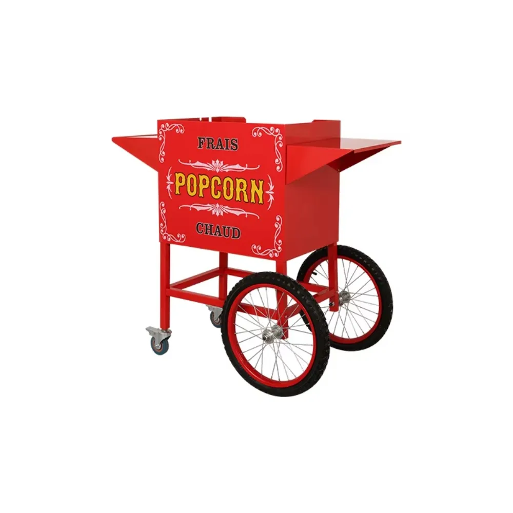 Wholesale Price Automatic Electric Popcorn Machine Mobile Popcorn Machine with Cart