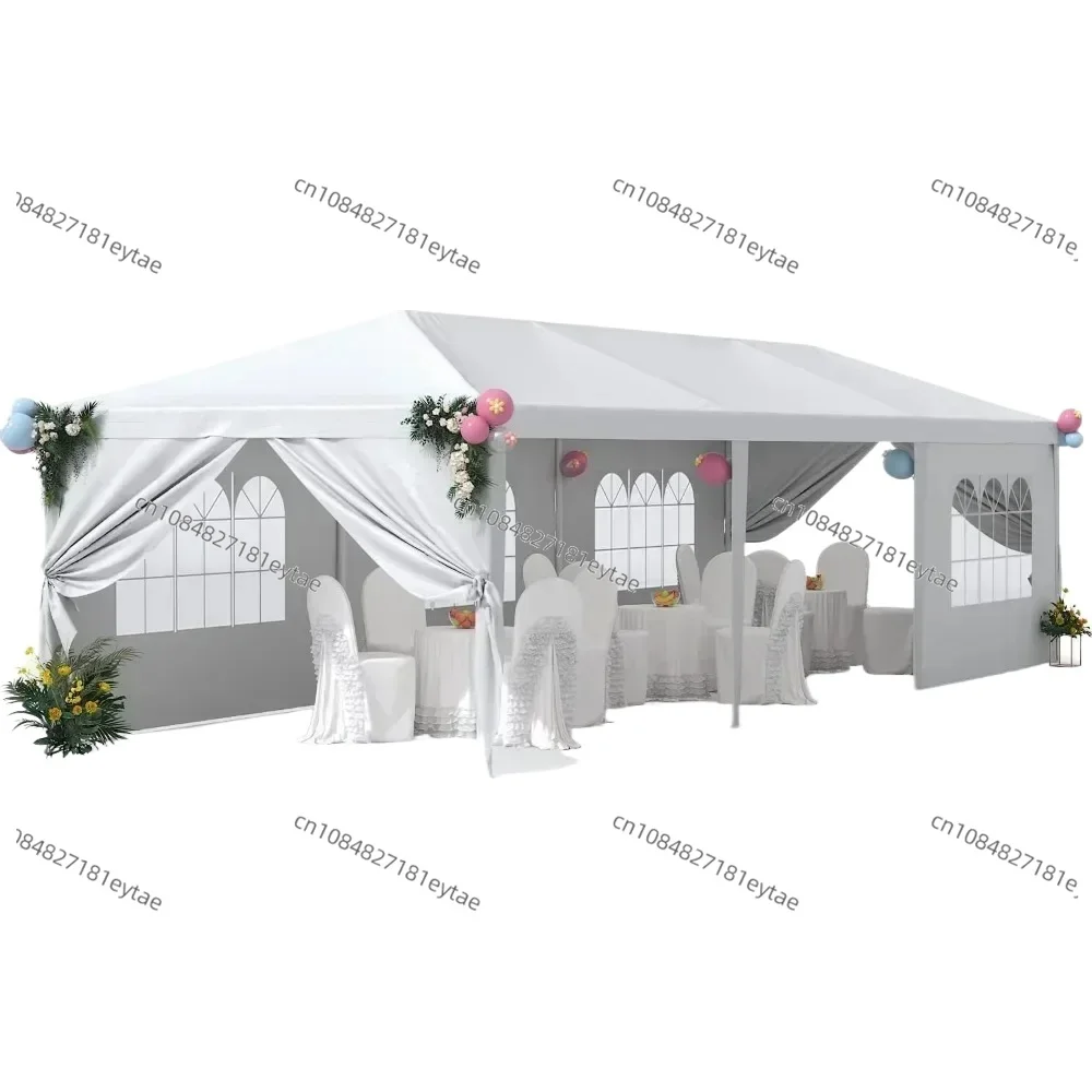 Outdoor Canopy, Tent Patio Camping Heavy Duty Gazebo Shelter Party Wedding with Side Removable Walls, Waterproof Shelter