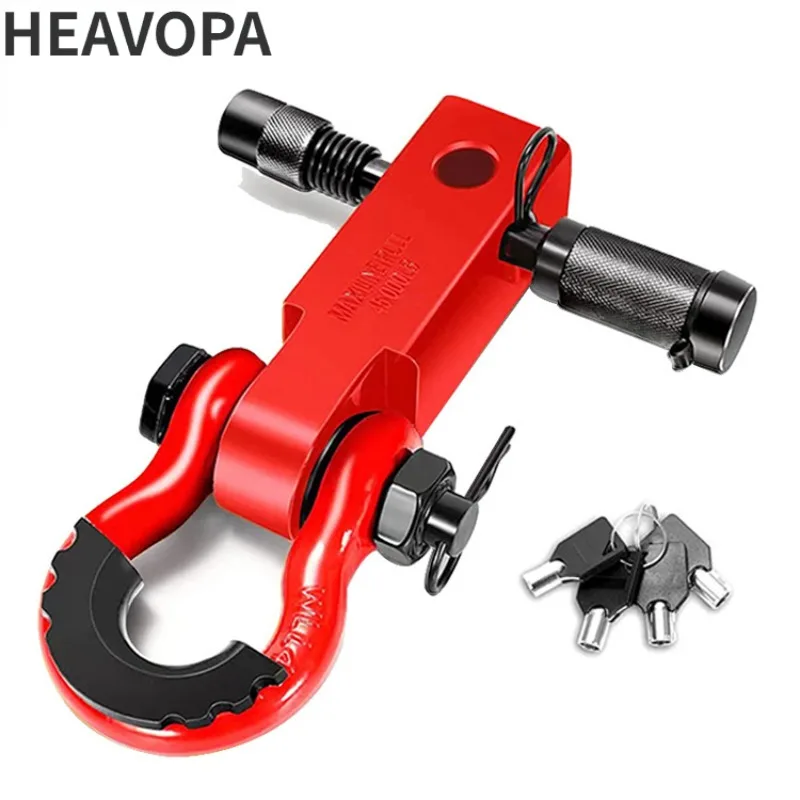 Modified off-road utility vehicle Accessories 2-inch trailer arm trailer shackle strap lock set Rescue trailer hook