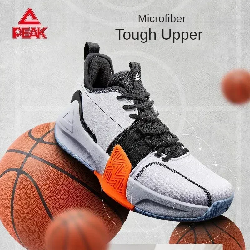 Peak Basketball Sneakers Spring and Autumn Trend Classic Practical Outdoor Sports Comfortable Breathable Non-slip Shoes for Men