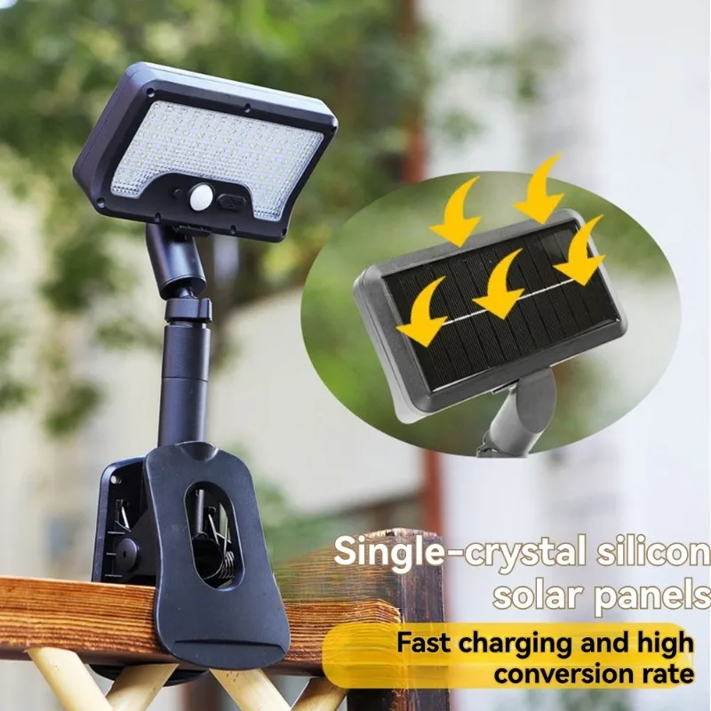 

Солнечный светодиодный уличный светильник AA73 с датчиком движения, водонепроницаемый настенный светильник IP65 для наружного освещения, кемпинга, сада, двора, палатки