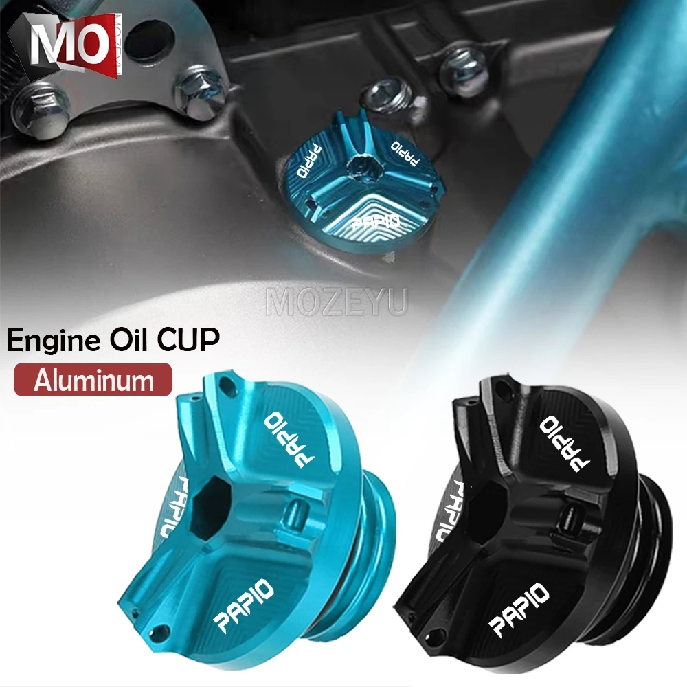 

For CFMOTO CF MOTO XO PAPIO XO 125 XO-1 XO-2 Papio 125 All Years Motorcycle M19*2.5 Engine Oil Filler Cap Oil Plug Cover Screw