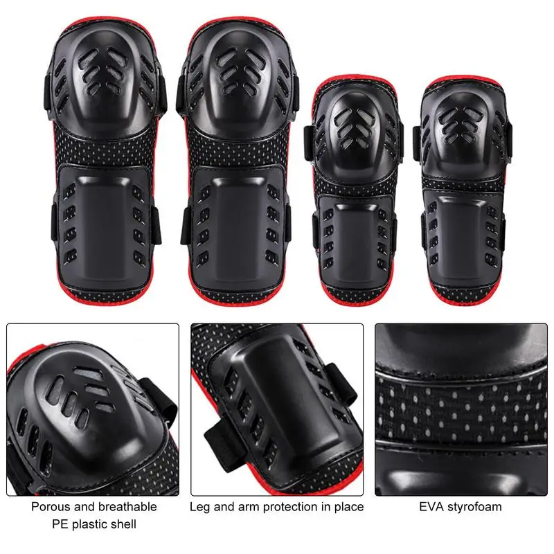 MTB Motorcycle Knee Pads Elbow Protection Motocross Snowboard Racing Ski Roller Body Protective Suit Kneepads Sports Accessories