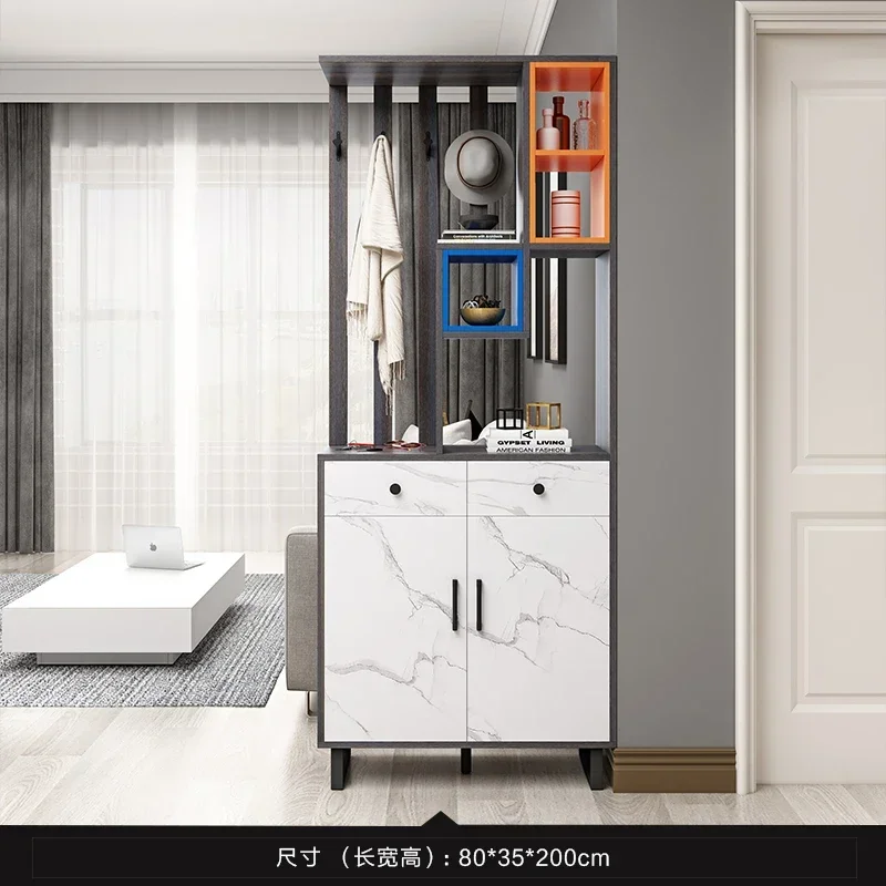 CXH Geïntegreerde entree Woonkamer Muur Hal Moderne eenvoudige plank Multifunctioneel