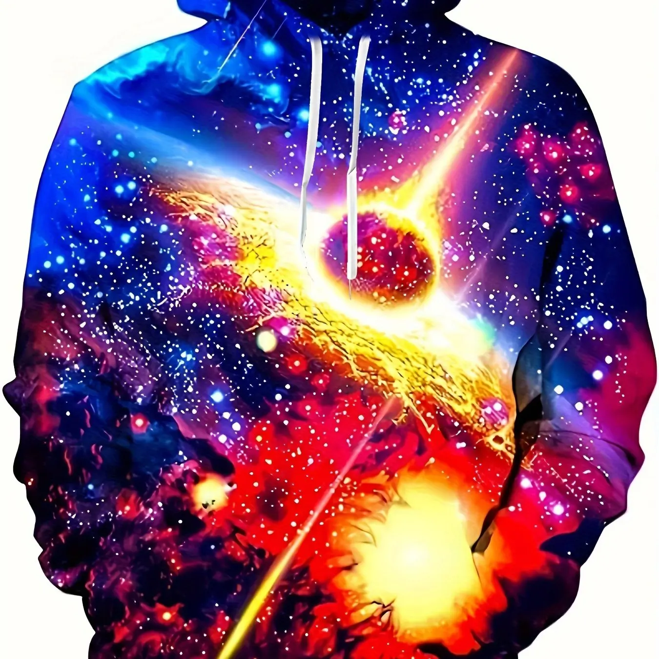 Space Printed Hoodie  Children's Cool Hoodie Men's and Women's Casual Graphic Design Hoodie   Streetwear Winter As A Gift 3D