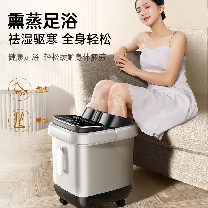 Footbath bucket heated constant temperature foot bath fully automatic massage bucket home high depth foot bath bucket