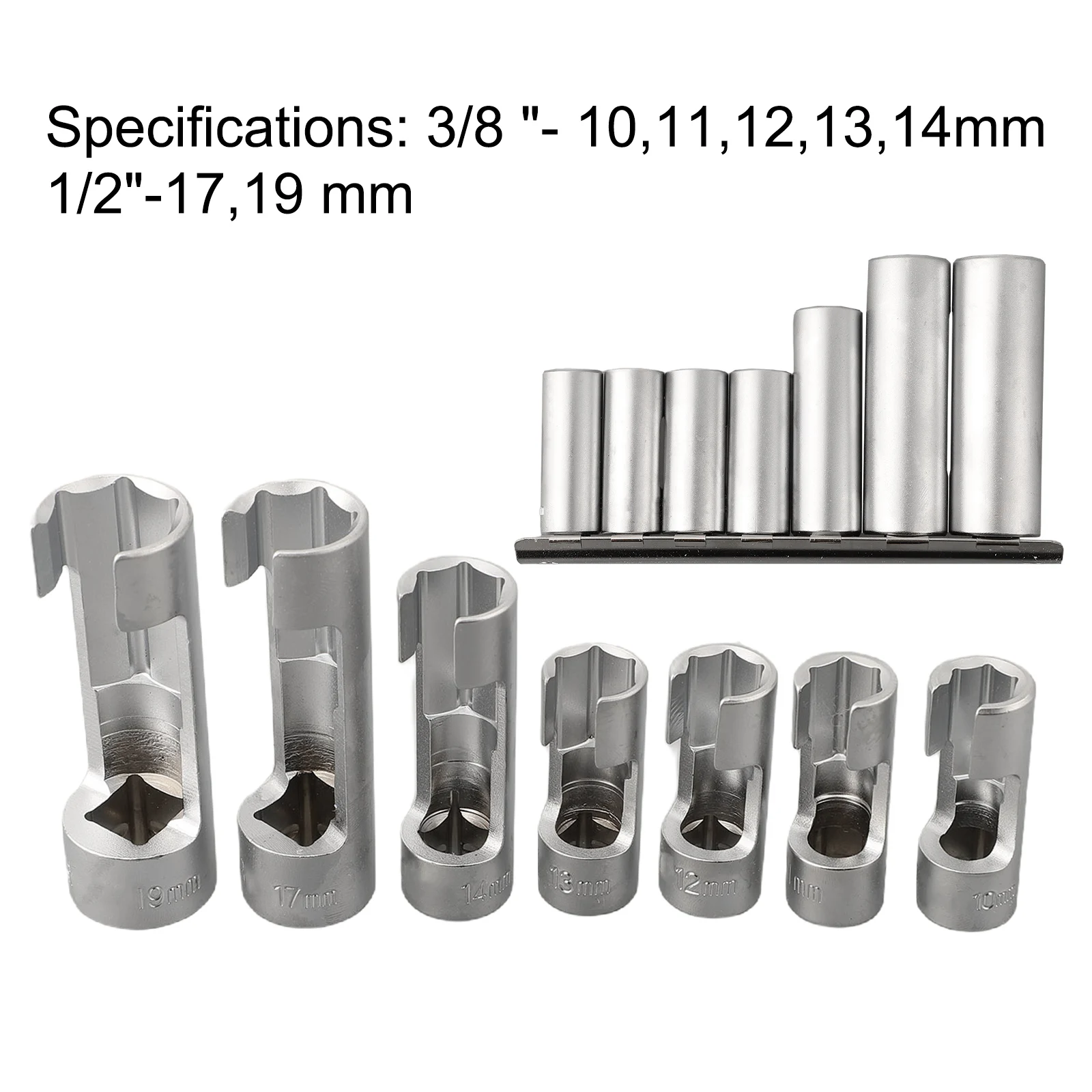 Practical Hot New Socket Wrenches 10mm To 19mm Supplies 7pcs Replacement Set Socket Wrench Spare Parts Brand New