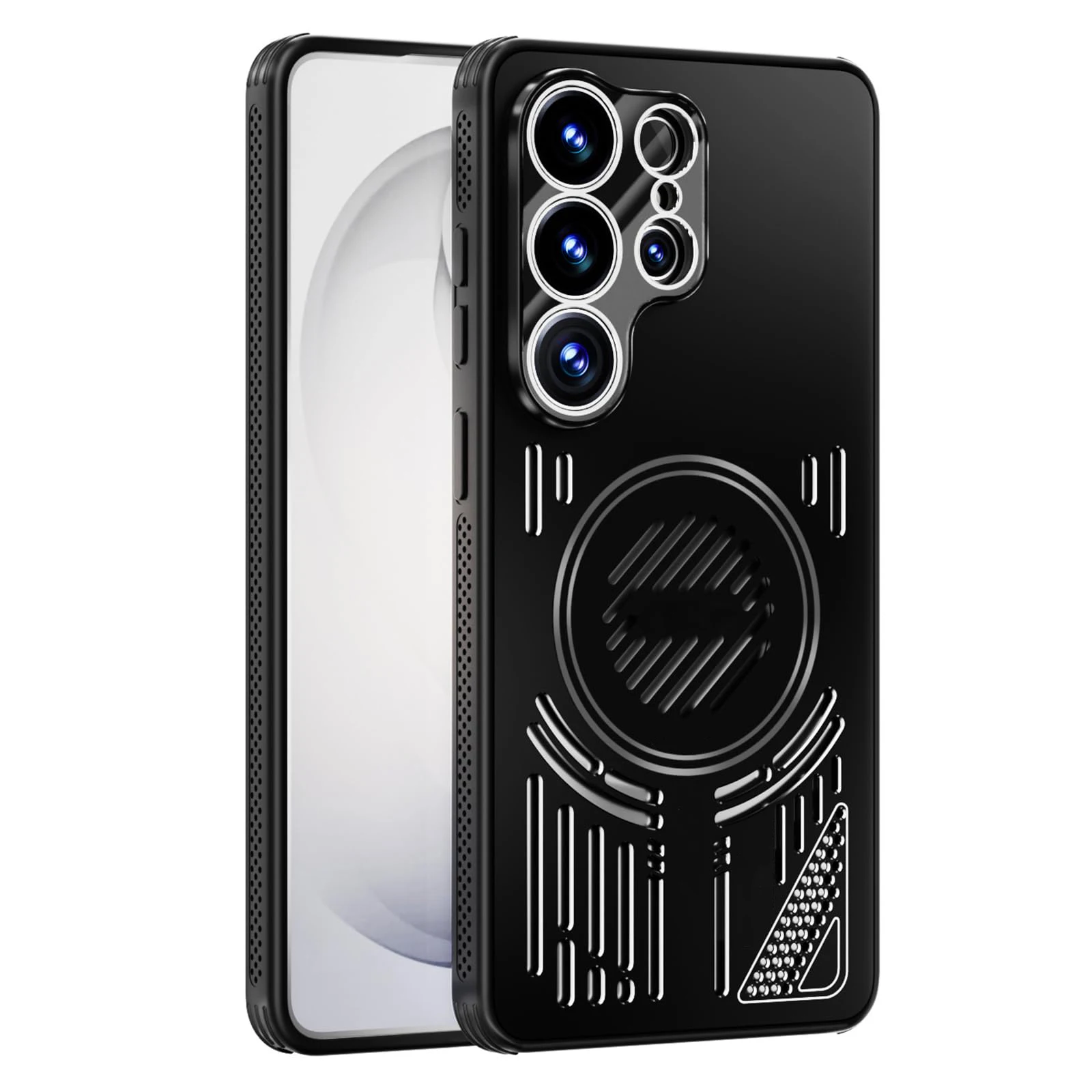 

Для Samsung Galaxy S26/S26 Plus/S26 Ultra: Магнитный металлический чехол с рассеиванием тепла, из закаленного стекла, противоударный