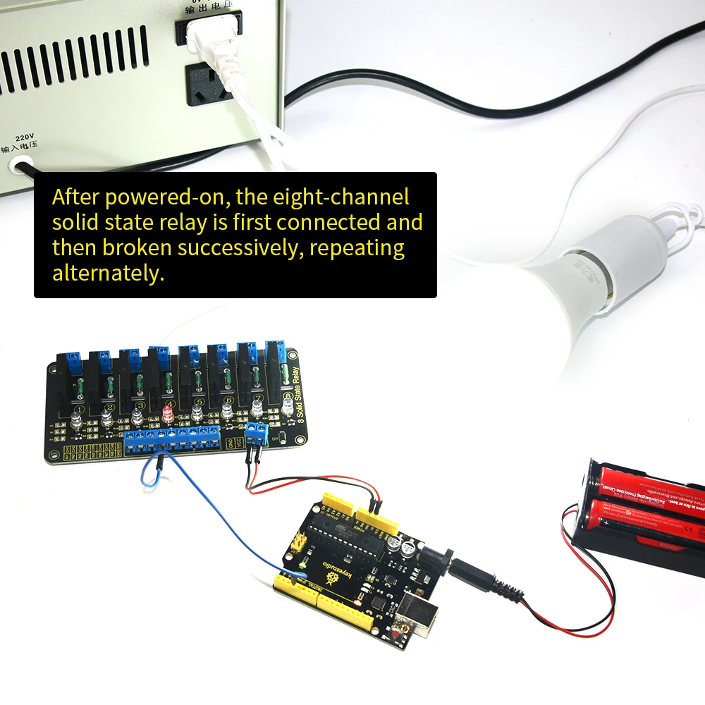 Immagine 5: Modulo relè a stato solido uno/due/quattro/otto canali 5V per Arduino