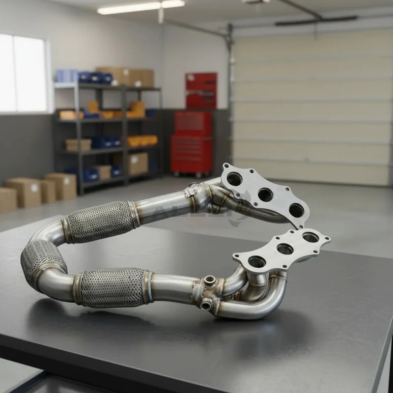 SS304 Exhaust Manifold Collector Muffler Pipe Fit for Lexus IS350 3.5 XE30 2014-2020 Performance Tuning Parts