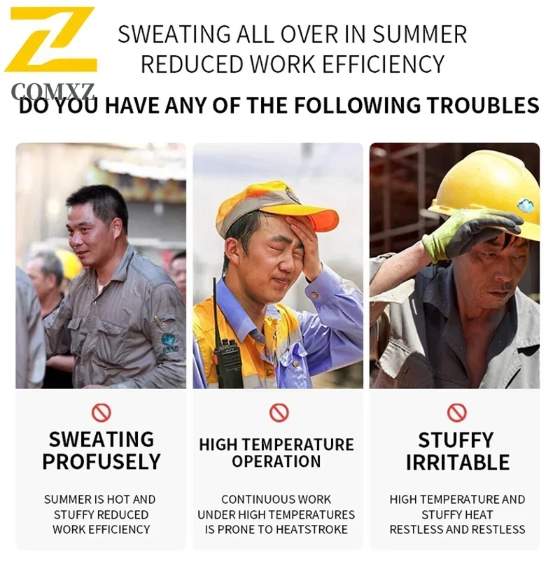 Men's Fan Vest Summer Cooling Fan Waistcoat High Temperature Work Clothing Usb Charging Conditioning Clothes Sleeveless Jacket