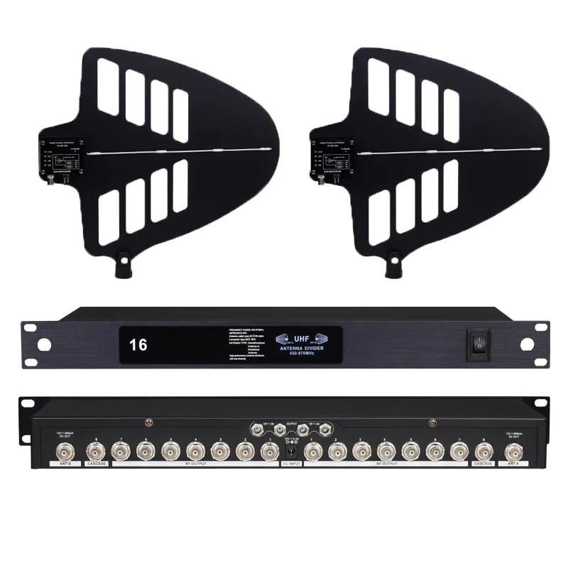 Paulkitson UA898-U990 16-CL Professional Stage wireless Microphone Signal Distribution System RF Signal Distribution Antenna