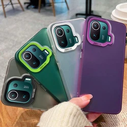 For Xiaomi Mi 11 Pro Case Xiaomi 11 Pro Phone Case Xiaomi 11 Cover M2102K1AC M2011K2G Luxury Metallic Aurora Skin Matte Cover