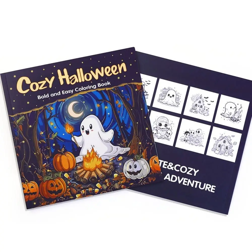 كتاب تلوين كرتوني إبداعي تعليمي لتخفيف التوتر على الجدران كتاب رسم هدية غلاف ورقي للبالغين والمراهقين #5