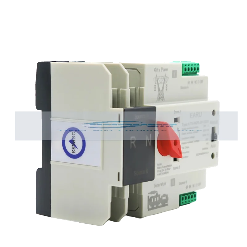 

Dual power automatic transfer switch 2P4P 125A household single-phase three-phase 220V mains-generator switching