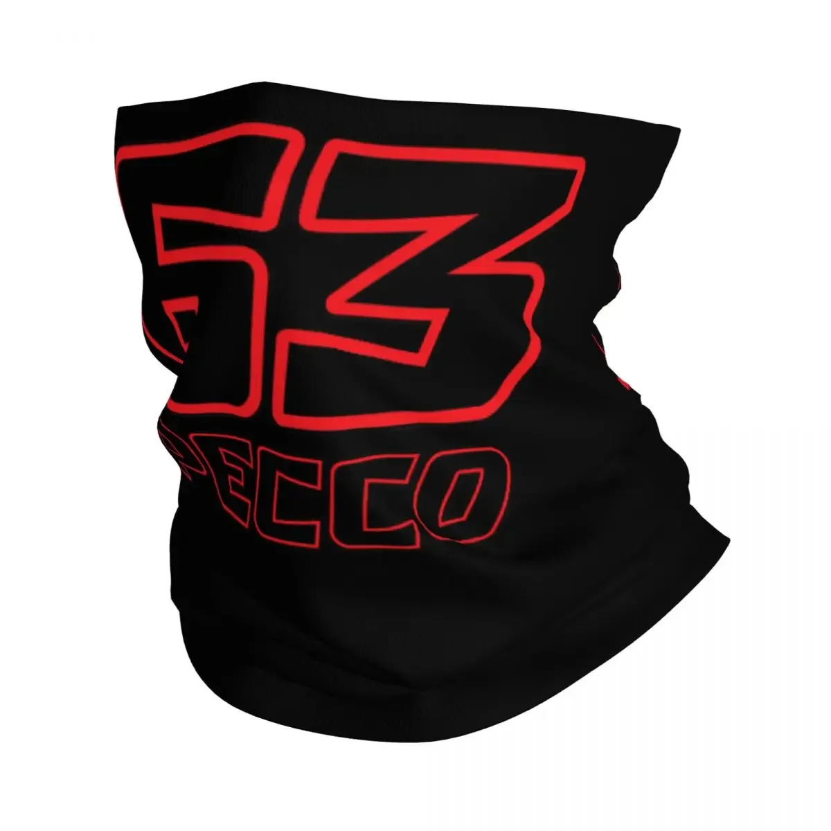 Pecco Bagnaia 63 2022 Bandana Neck Cover Printed Magic Scarf Warm Headband Cycling Unisex Adult All Season