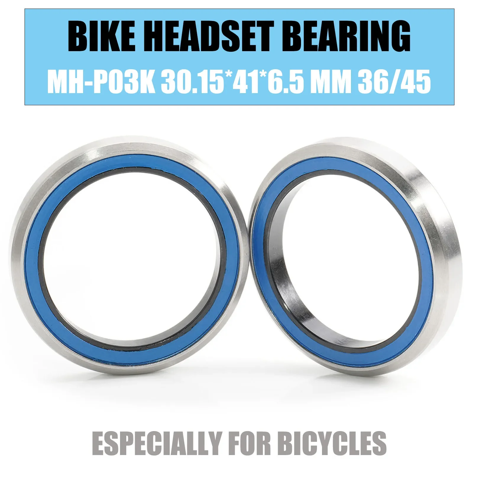 2Pcs Bike Headset Bearing 1-1/8 Inch 30.15 41 6.5 30.5 41.8 8 7 mm ACB Road MTB Angular Contact Bicycle Bearings 36/45 45/45