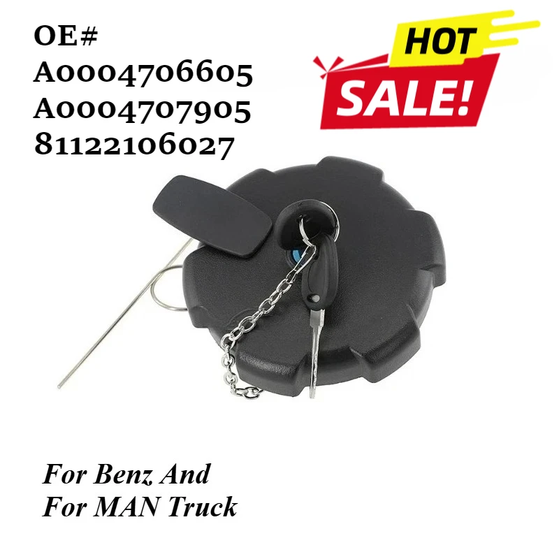 

2104827 Diesel Tank Cap For Benz MAN Truck Oil Tank Lid A0004706605 A0004707905 81122106027 Replacement