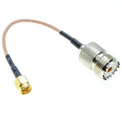 RG316 SMA Male to PL259 SO239 PL-259 UHF female PL259 50 Ohm Low Loss Jumper Coax RF Cable