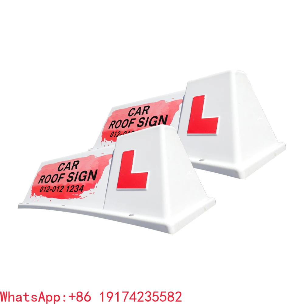 Chapéu superior do carro telhado do carro pizza sinal magnético numerado cones carro led telhado sinais