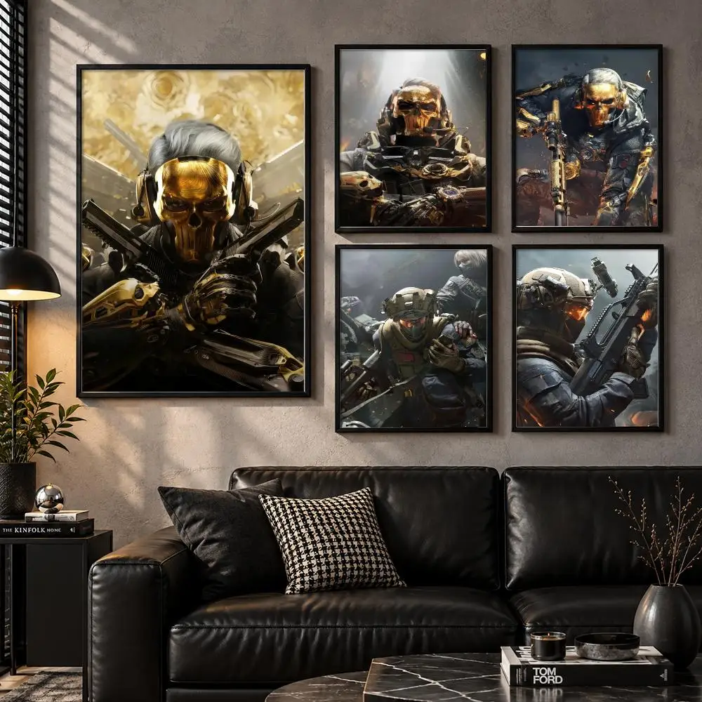 D-Delta F-Force H-Hawk Ops Poster Wall Art Sticker For Living Room Bedroom Bar Home Decor Mural Painting Decoration