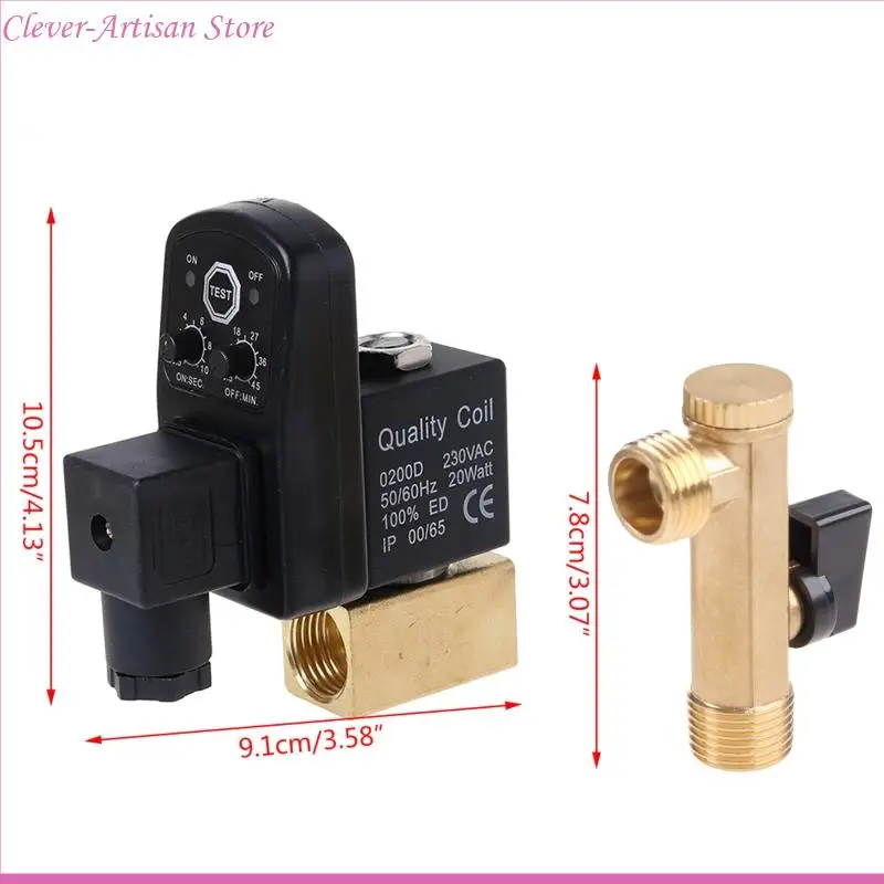 E06B G1/2 Dreno eletrônico automático para a válvula Gas 2 vias para o tanque dreno automático para