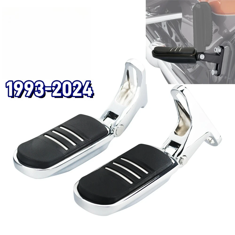Reposapiés trasero para motocicleta Harley, accesorios para pasajero, soporte de abrazadera de Pedal, Touring Davidson Street Ro
