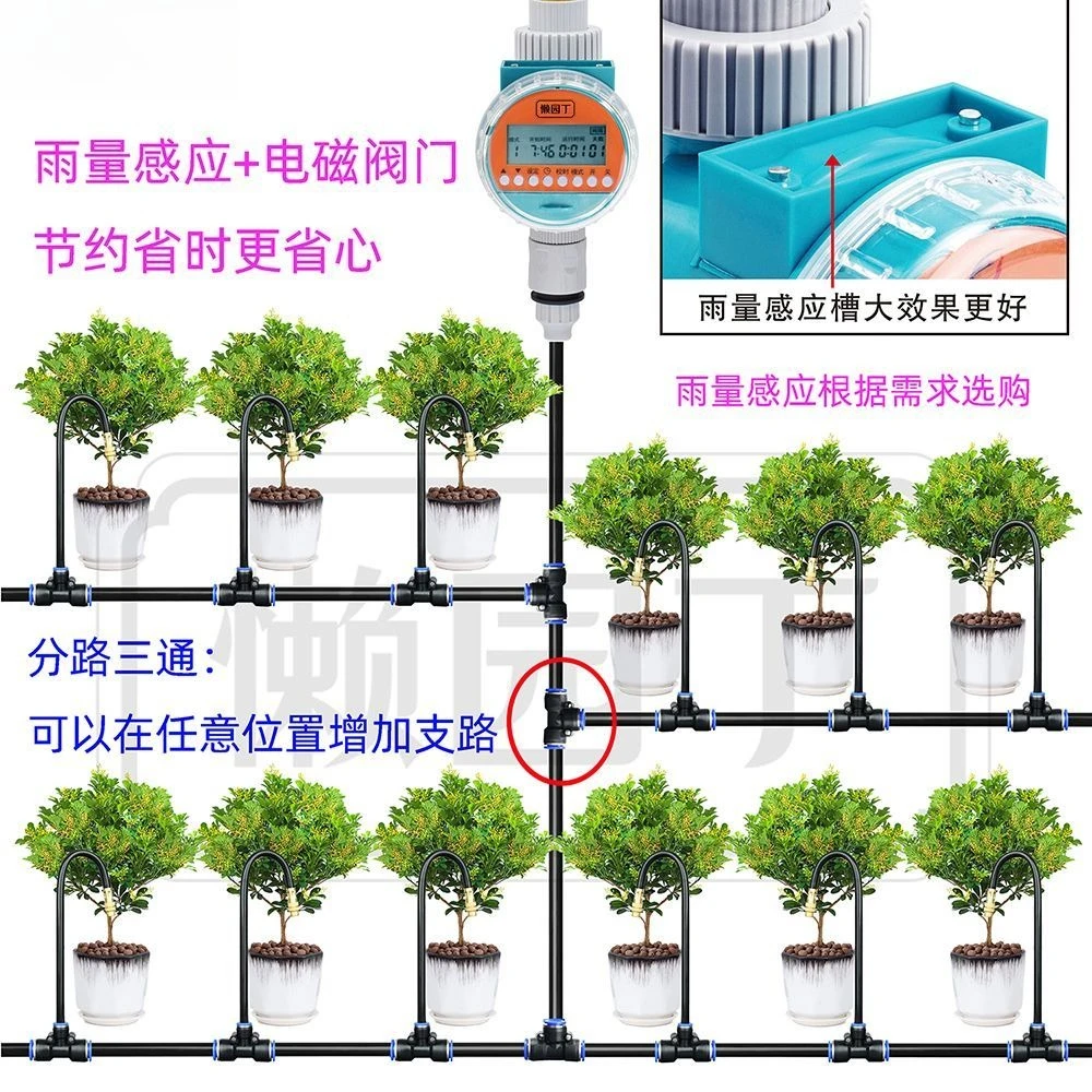 

Household garden intelligent timing automatic watering device