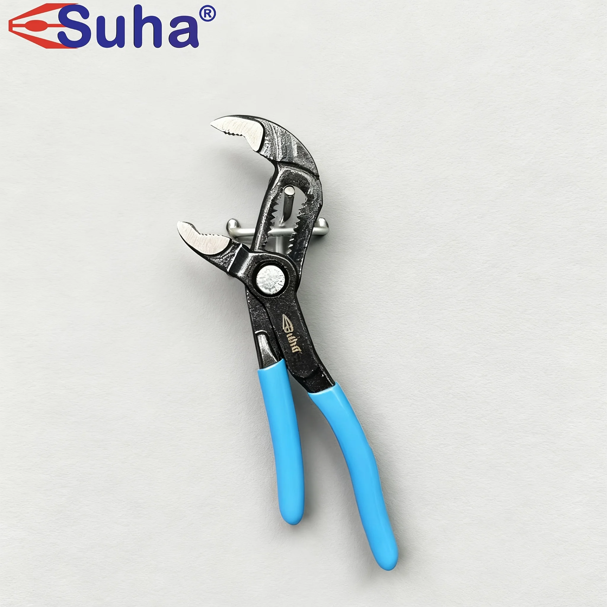 

Suha One-Touch Adjustable Pump Pliers, 5-Inch Multi-Purpose Wrench, Made of Top-Grade Chrome Vanadium Steel, One-Touch Adjustmen