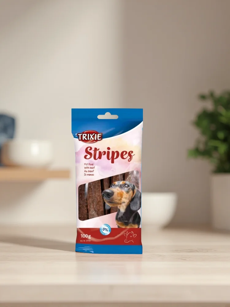Bandes de bœuf pour chien Trixie, 10 pièces