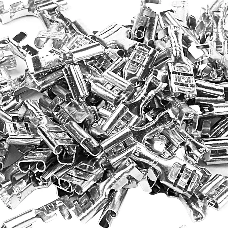 

AONEQ-1000 шт., 6,3 мм, неизолированная гнездовая лопаточная клемма, неизолированная, 2,5 мм2