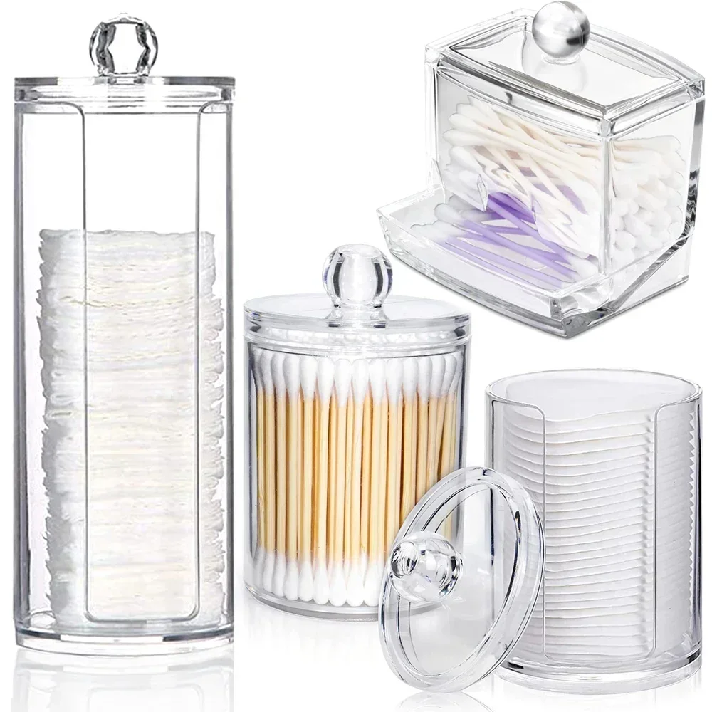 

Cotton Swab Storage Box Makeup Organizer Qtip Container Cosmetic Storage Organizer For Makeup Jewelry Storage Box